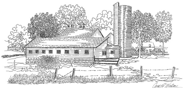 Long Barn in Litchfield County