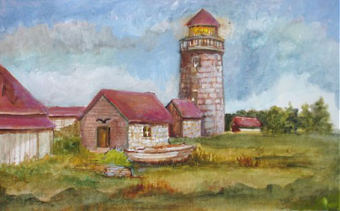 Monhegan Island Lighthouse, Monhegan Island, Maine