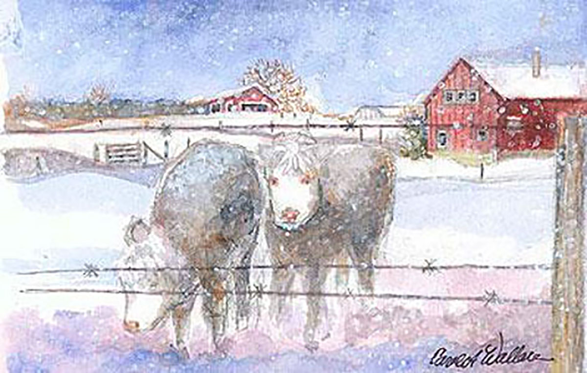 Painting of Cows